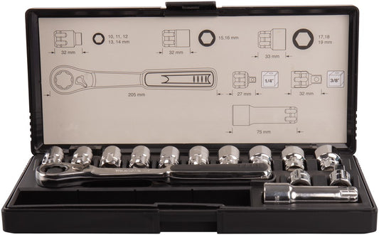 Makita B-65595 Steckschlüsselsatz 6-G 14-tlg
