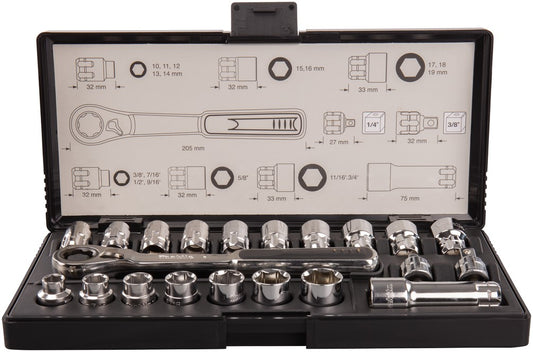Makita B-65604 Steckschlüsselsatz 6-G 21-tlg