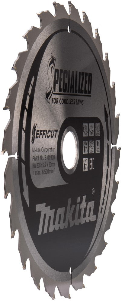 Makita Cirkelzaagblad Efficut 235x30x2,2 24T E-01909