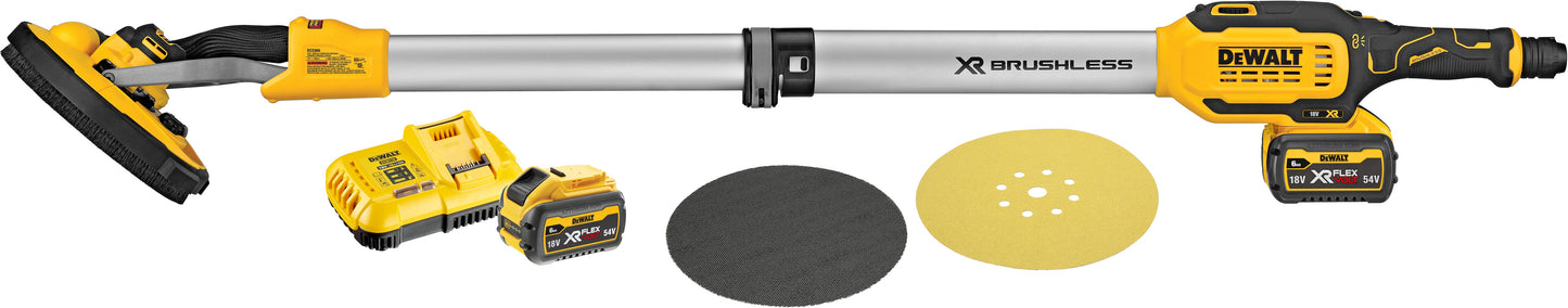 DCE800T2 Accu Langnek Schuurmachine 18V 6,0Ah FlexVolt