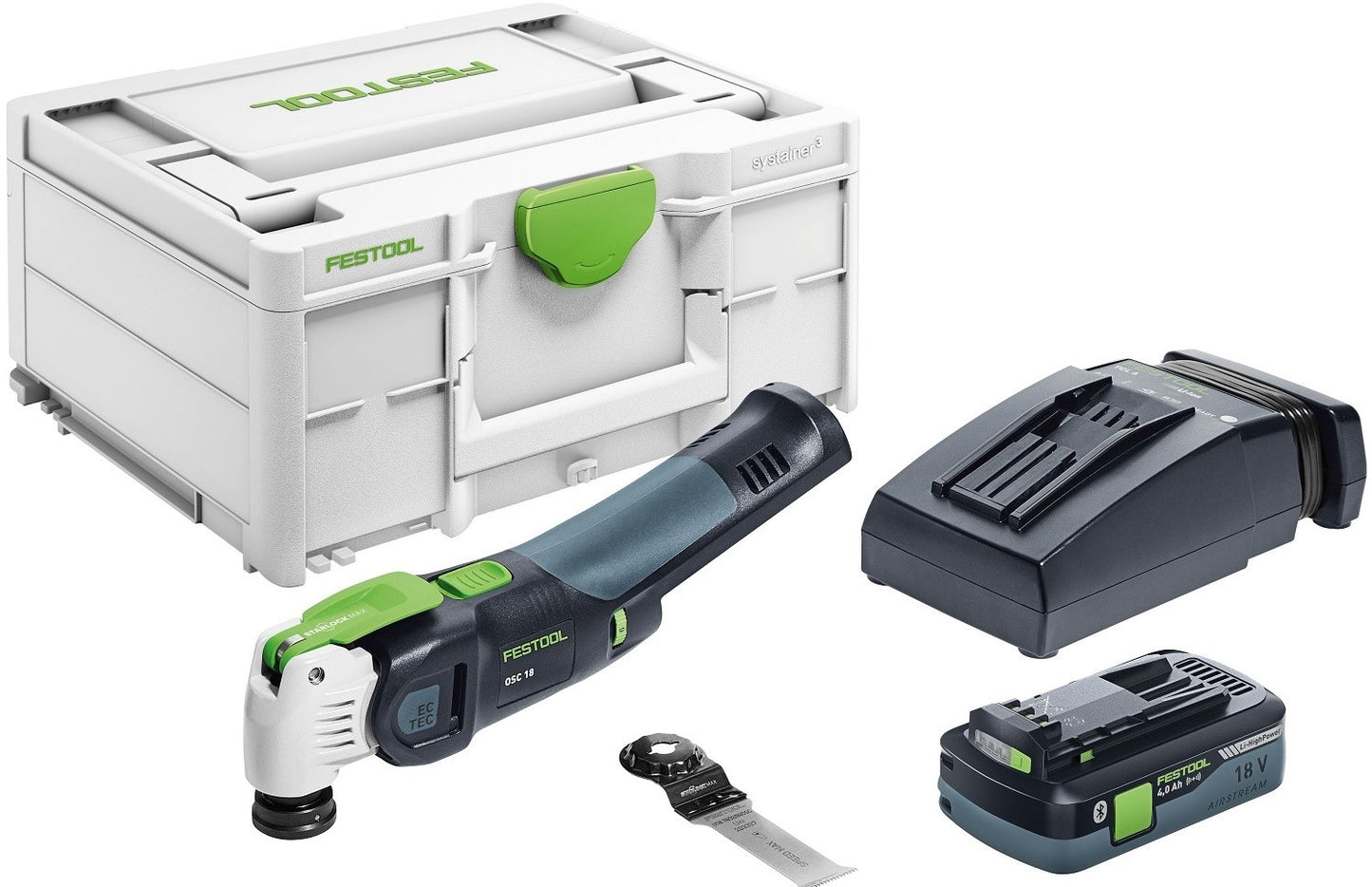 Festool OSC 18 HPC4,0 EI-Plus Accu-Oscillerende Machine - 576595