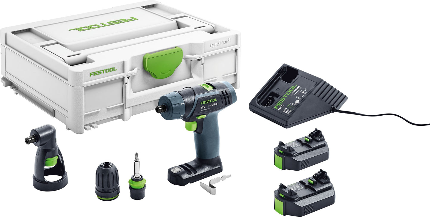 Festool TXS 2,6-Set Accu Schroefboormachine 576102