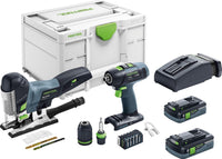 Festool T 18+3/PSC 420 HPC I-Set Mounting set Cordless drill + Jigsaw 576529