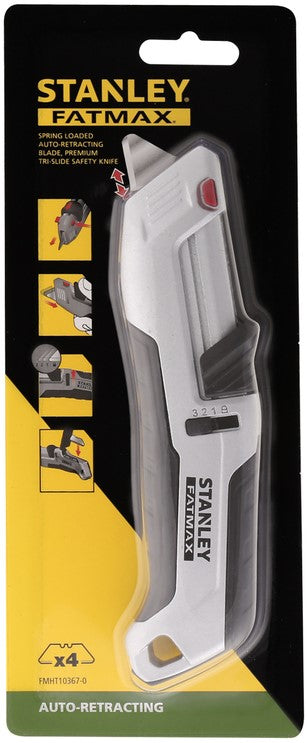 Stanley FMHT10367-0 FATMAX® SAFETY KNIFE TRI SLIDE METAL