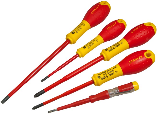 Stanley XTHT0-62692 FatMax Pro VDE Screwdriver Set 5 Piece - PH Narrow Tip