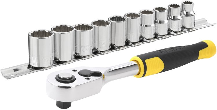 Stanley STMT82670-0 SCHLÜSSELSATZ 3/8"" 72T 11-TEILIG