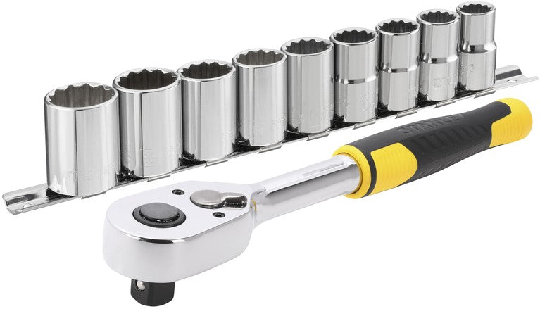 Stanley STMT82671-0 STECKSCHLÜSSELSATZ 1/2"" 72T 10-TEILIG