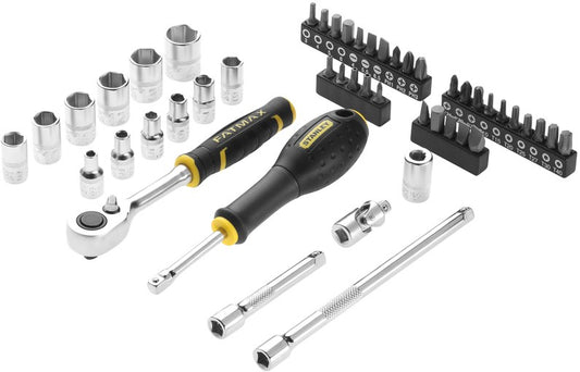 Stanley FMMT98101-0 FatMax PRO-STACK Socket wrench set 1/4"" - 48 pieces