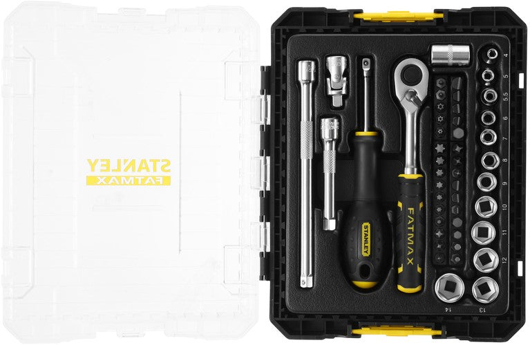 Stanley FMMT98101-0 FatMax PRO-STACK Socket wrench set 1/4"" - 48 pieces