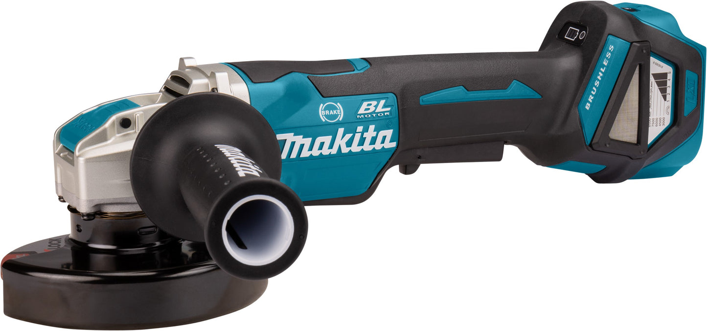 Makita DGA519ZJ Accu Haakse Slijper 18V X-LOCK Basic Body in Mbox