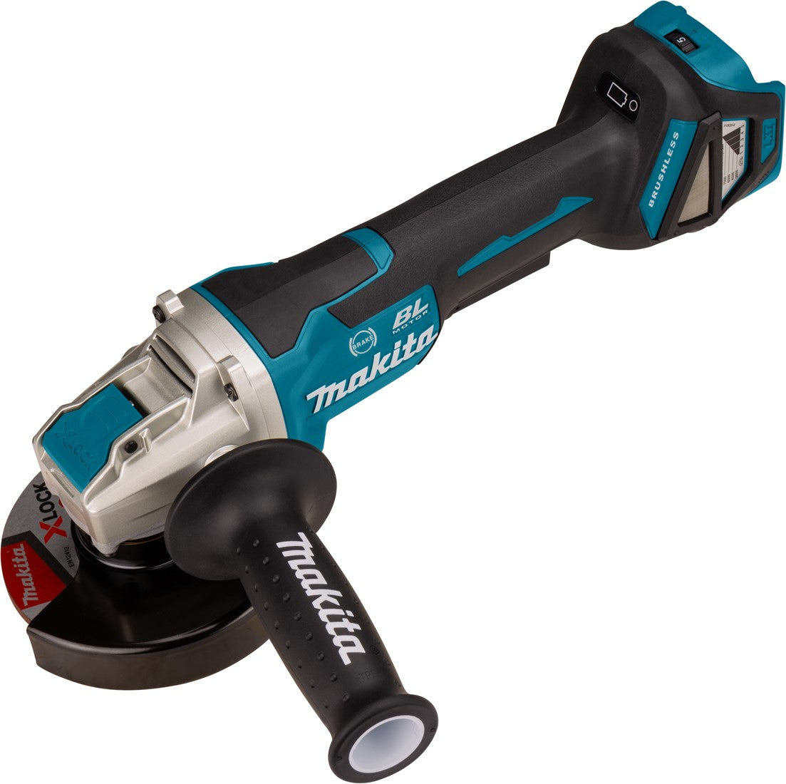 Makita DGA519ZJ Accu Haakse Slijper 18V X-LOCK Basic Body in Mbox