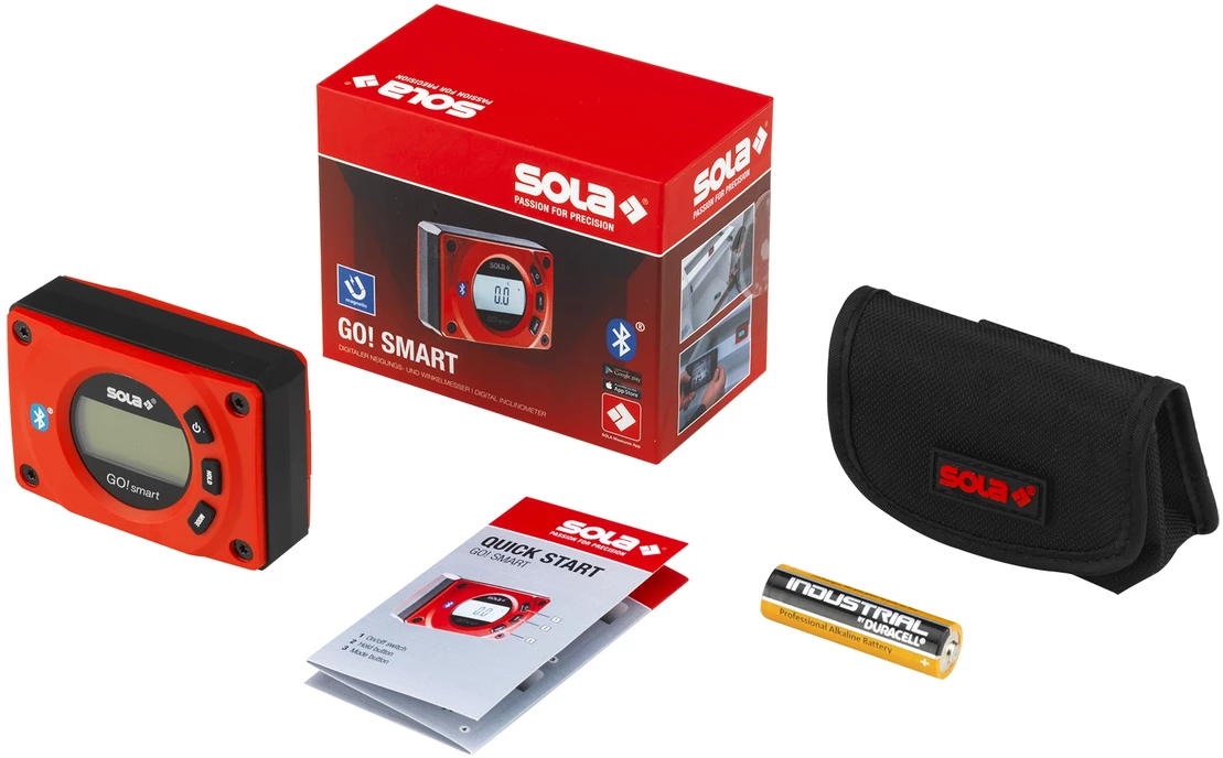 Solar GO! Smart digital spirit level