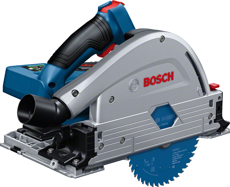 Bosch Professional GKT 18V-52 GC Accu Invalzaag 18V 8,0Ah BiTurbo in L-Boxx + Geleiderail FSN 1600 - 0615990L55