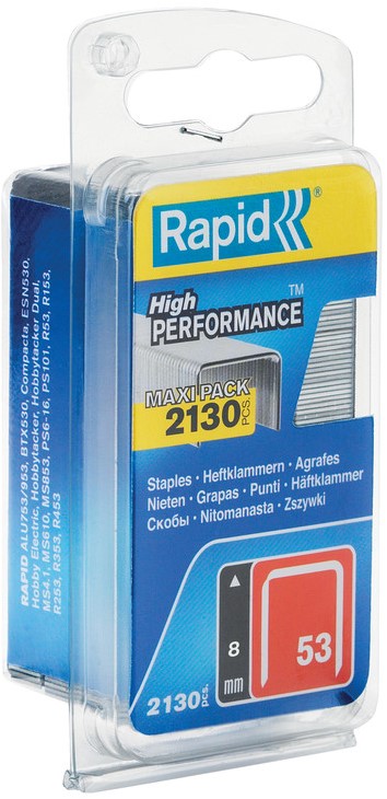 Rapid No. 53 dunne nieten 8 mm - 5000742