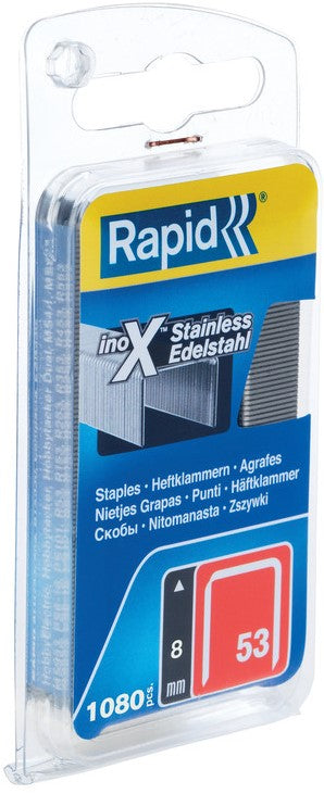 Rapid No. 53 dunne nieten RVS 8 mm - 40109510