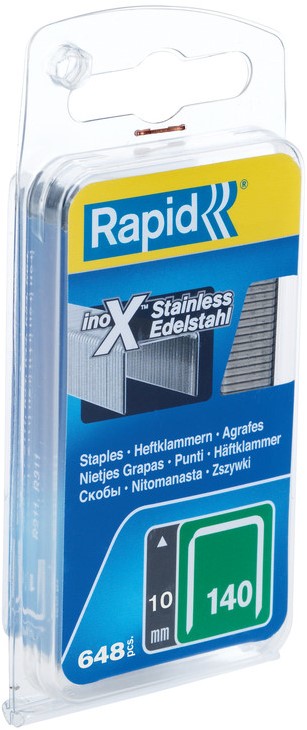 Rapid nr.140 Dunne nietje RVS 10 mm - 40109575
