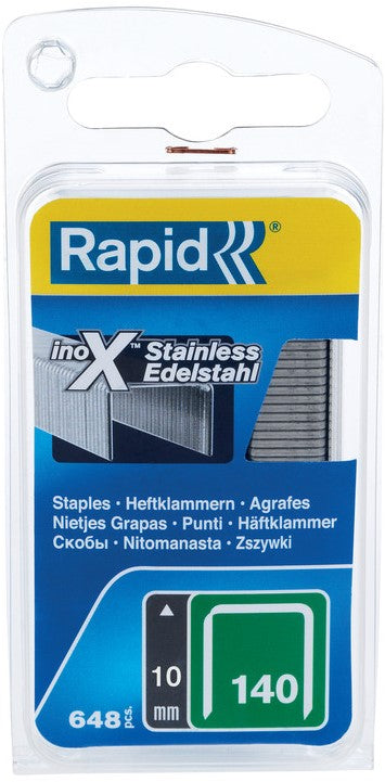 Rapid nr.140 Dunne nietje RVS 10 mm - 40109575