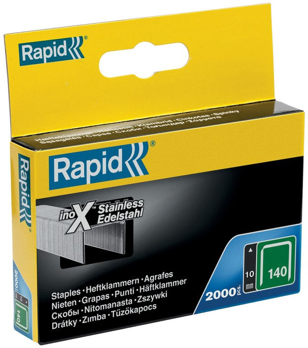 Rapid nr.140 Thin staple stainless steel 10 mm - 11910733