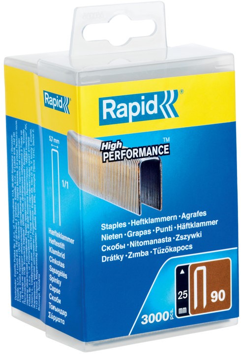 Rapid No. 90 Smalle kroon nieten 25 mm - 5000124