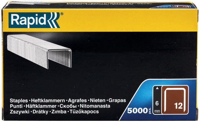 schnell nein. 12 Dünne Heftklammer 6 mm - 40100517