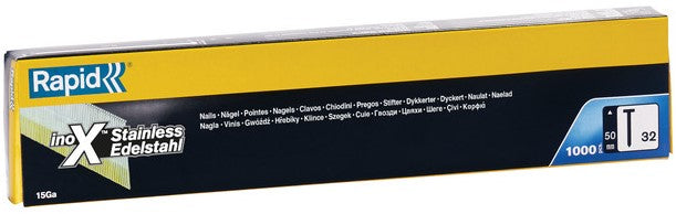 rapid no. 32 Brad nail stainless steel 50 mm - 40303069