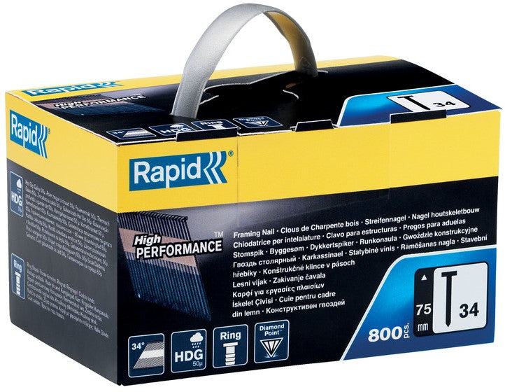 rapid no. 34 HDG 34-D nail 75 mm - 5000796
