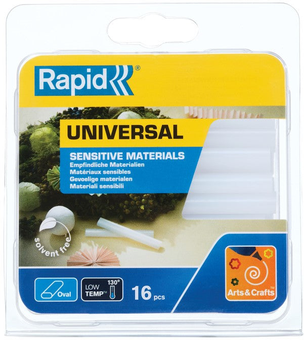 Rapid Oval lijmsticks voor de gevoelige materialen, Universeel transparant - 40107349