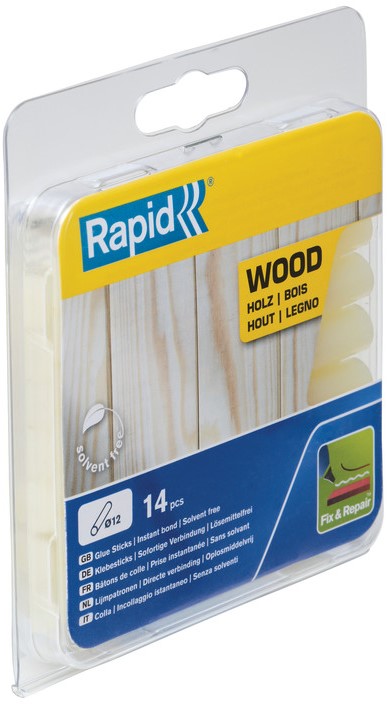 Rapid 12 x 94 mm lijmsticks Hout - 40107360