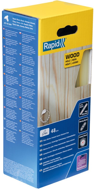 Rapid 12 x 190 mm glue sticks Wood - 5001421