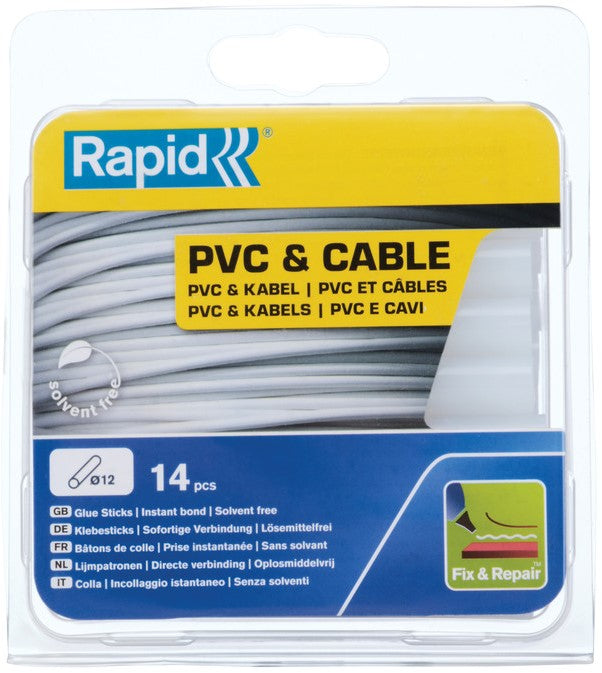 Rapid 12 x 94 mm lijmsticks PVC & Cable - 40107358