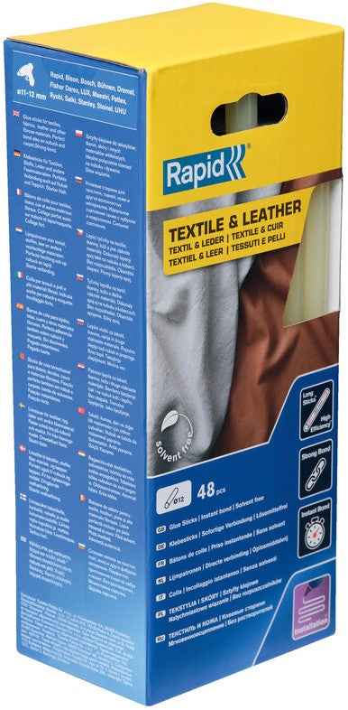 Rapid 12 x190 mm lijmsticks Textiel & leer - 5001419