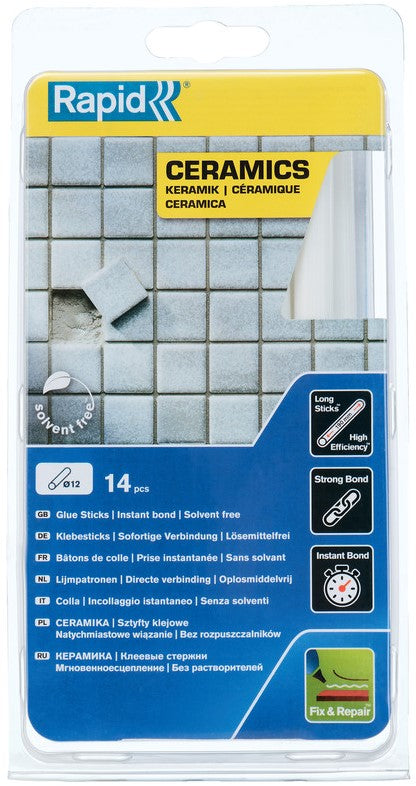 Rapid 12 x 190 mm Lijmsticks Ceramics - 5001414