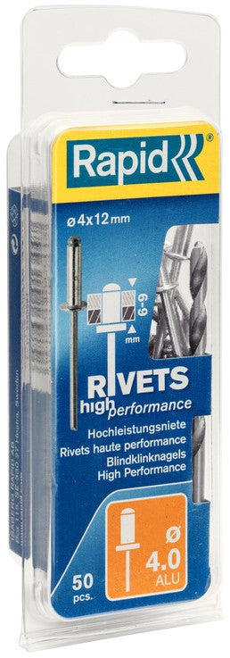 Rapid Hochleistungsniet Ø4,0 x 12 mm - 5000384