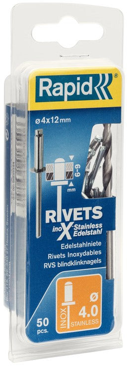 Edelstahl-Schnellniete Ø4,0 x 12 mm - 5000394