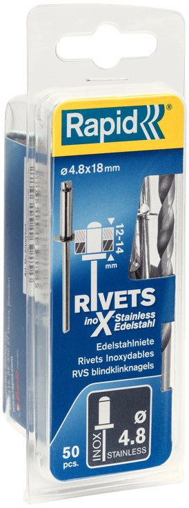 Schnellniete aus Edelstahl Ø4,8 x 18 mm - 5000397