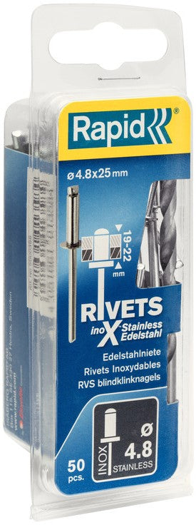 Edelstahl-Schnellniete Ø4,8 x 25 mm - 5000398