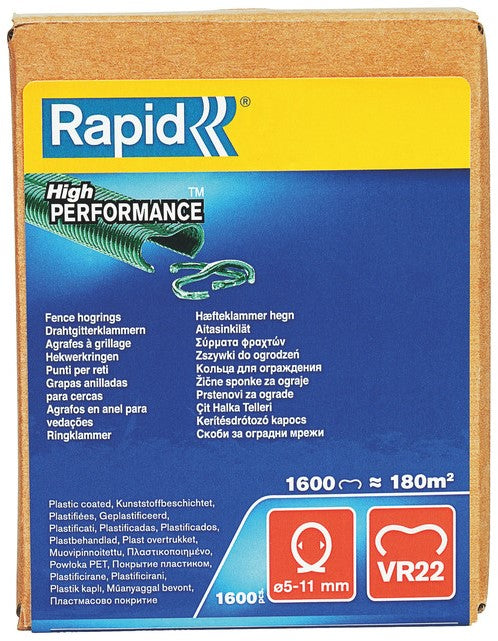 Rapid VR22 Zaunringnieten Grün - 40108811