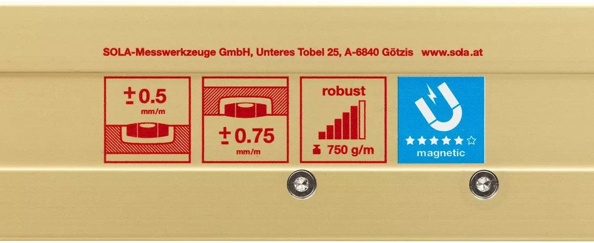 Sola AZM 60 Magnetische Wasserwaage 60cm - 01820801