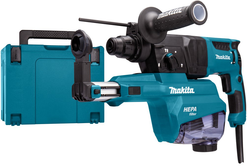 Makita HR2652J Kombihammer mit Absaugung 230V SDS+