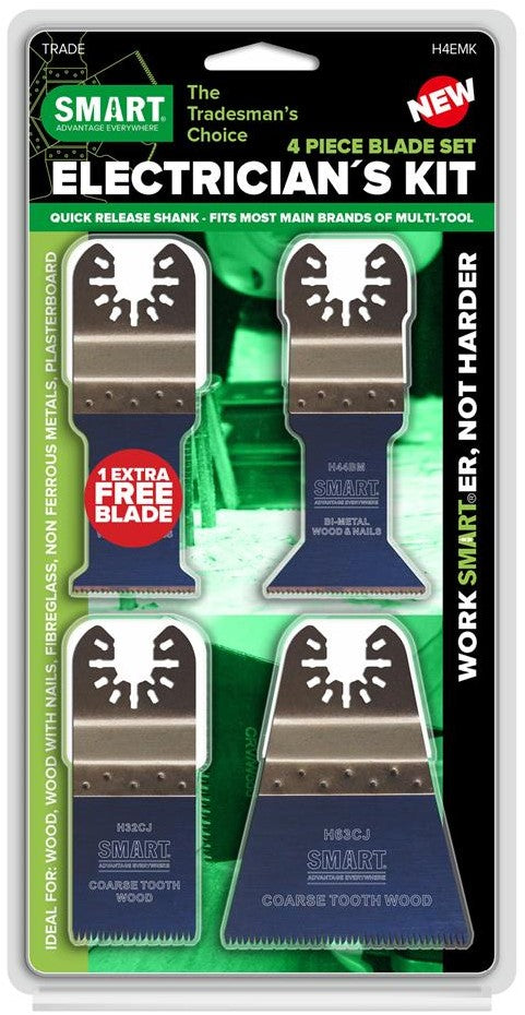 SMART blades Multitool blad assortiment - H4EMK+1
