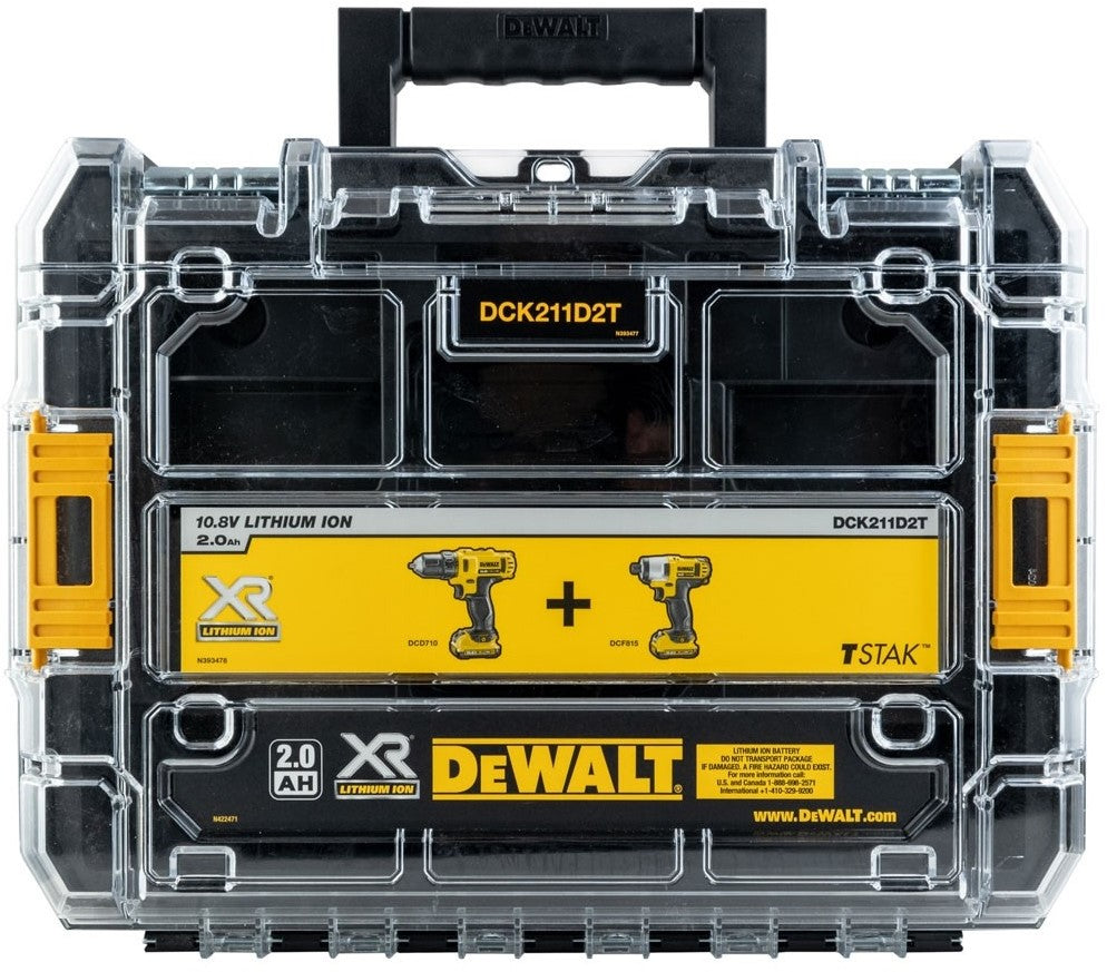 Clear Lid TSTAK Koffer (bestickerd)