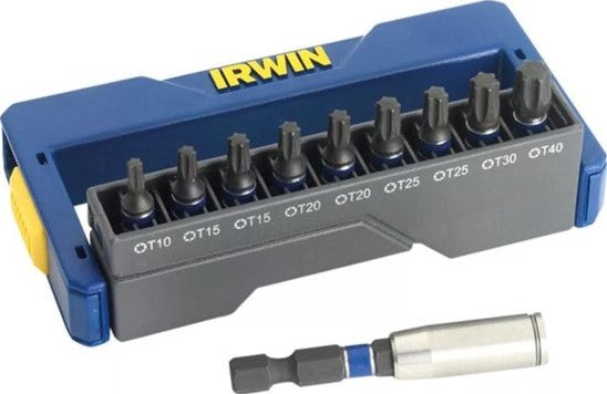 Irwin Impact Insert-schroefbit TX-set, 10-delig Schroefbithouder - 1923431