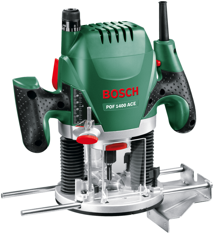 Bosch Groen POF 1400 ACE Bovenfrees + Frezenset 6-delig - 060326C801