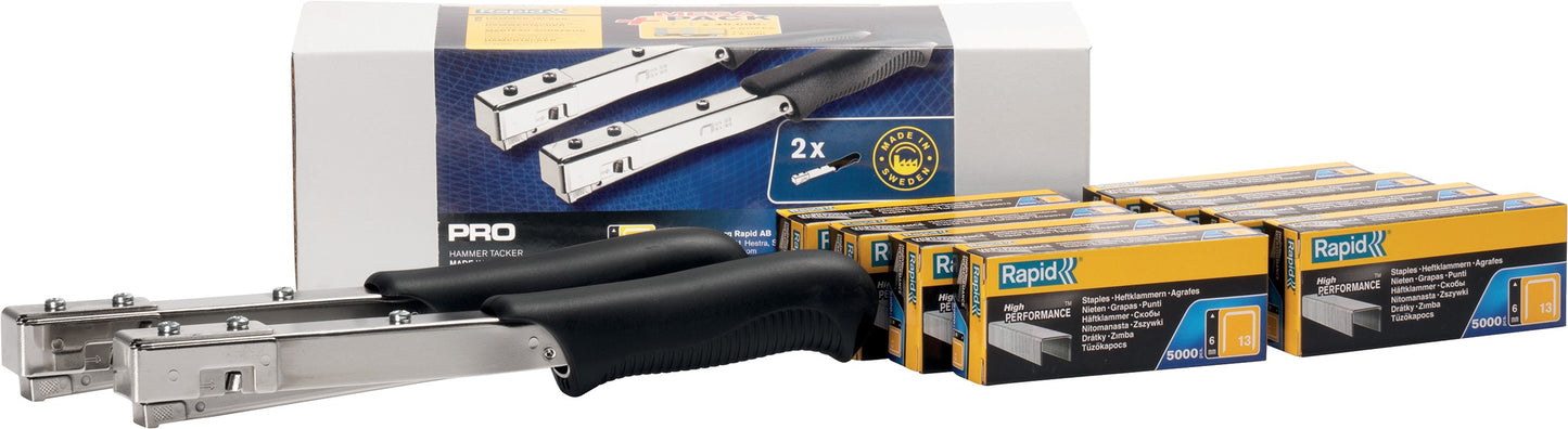 Rapid R19 Hamertacker (Duo) MegaPack incl. 40000 nieten - 5001454