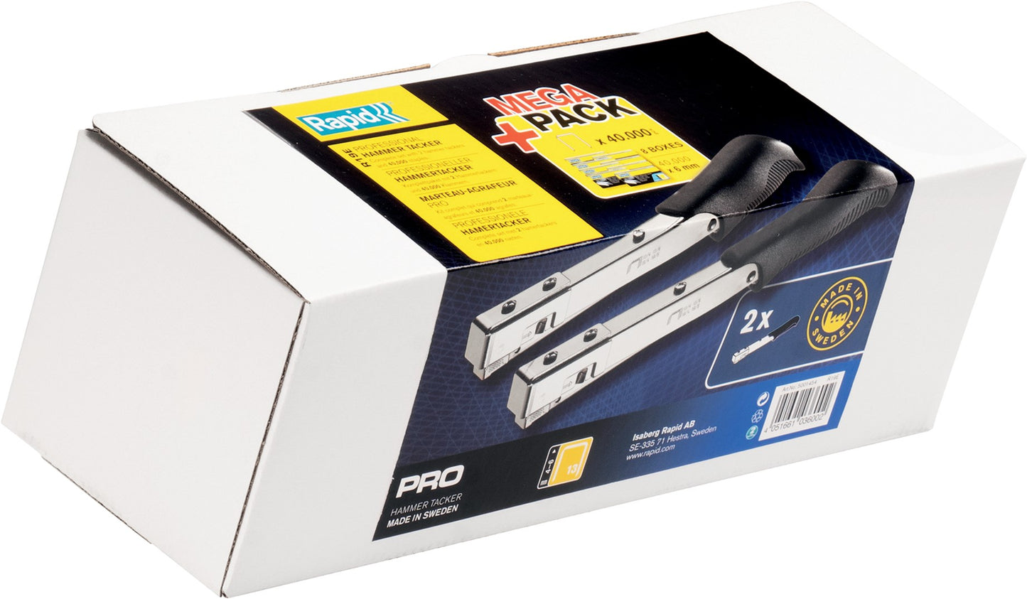 Rapid R19 Hamertacker (Duo) MegaPack incl. 40000 nieten - 5001454