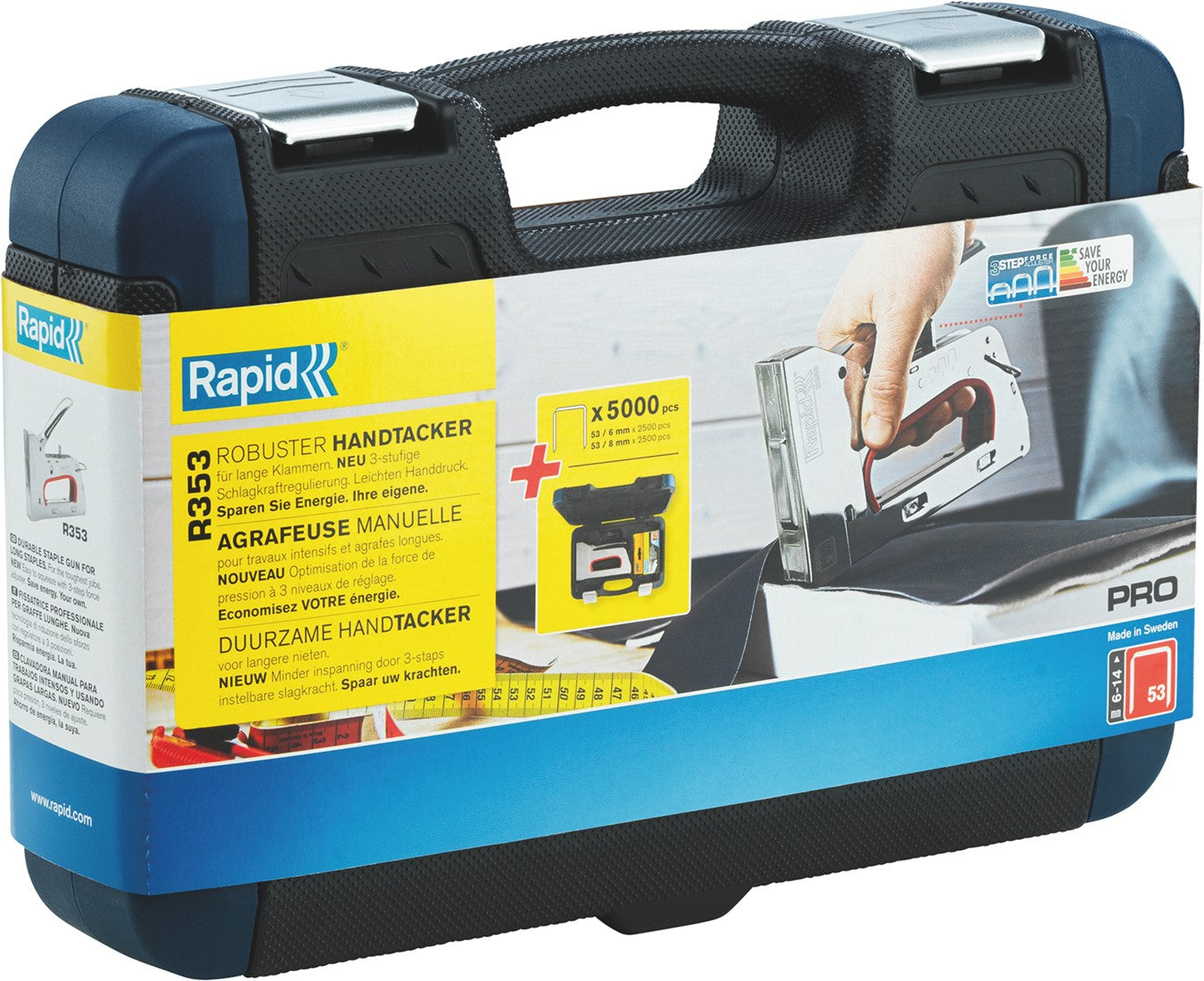 Rapid R353 handtacker Premium Koffer - 5001380