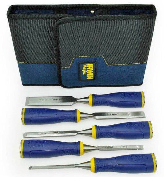 Irwin Universal Chisel with Impact Cap MS500, 5 pieces, 6, 10, 15, 20, 25, case - 10503429