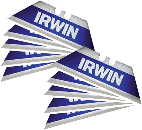 Irwin Bi-metaal blauwe trapeziumbladen - 10 per verpakking - 10504241