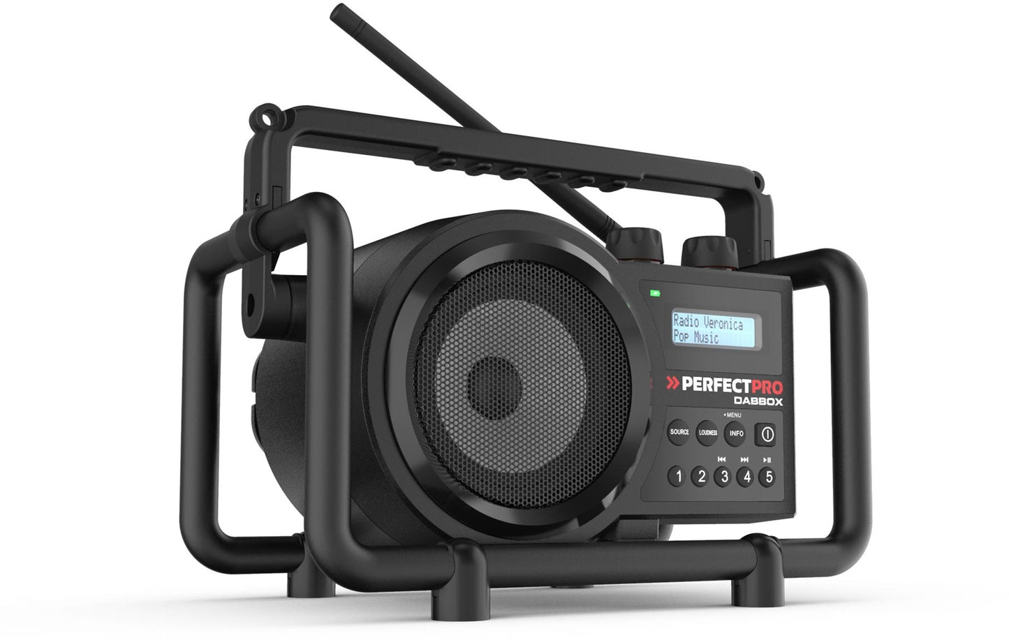 Perfectpro DAB+BOX3 Baustellenradio - Bluetooth - DAB+ - FM - AUX In