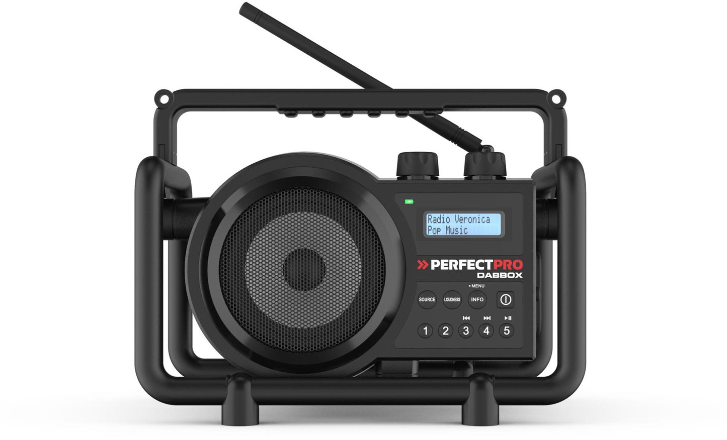 Perfectpro DAB+BOX3 Baustellenradio - Bluetooth - DAB+ - FM - AUX In